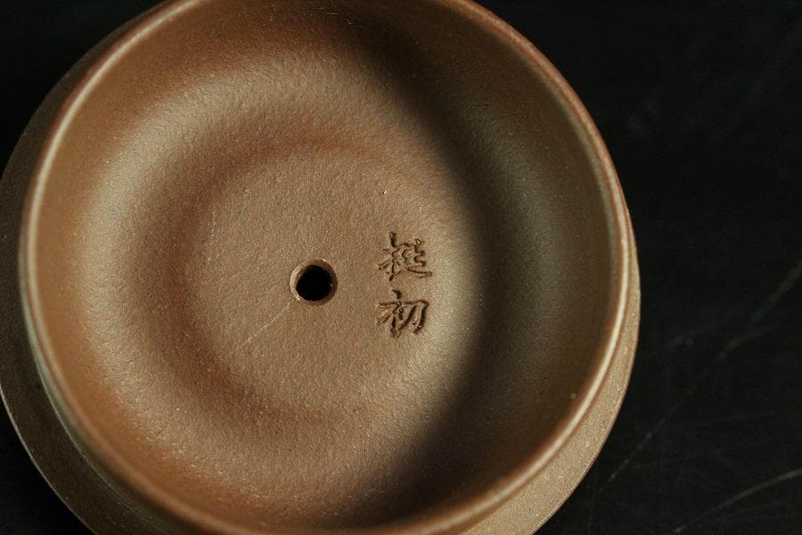 shencu 中国美術 煎茶 紫泥 茶器 急須 在印(K-YC690)