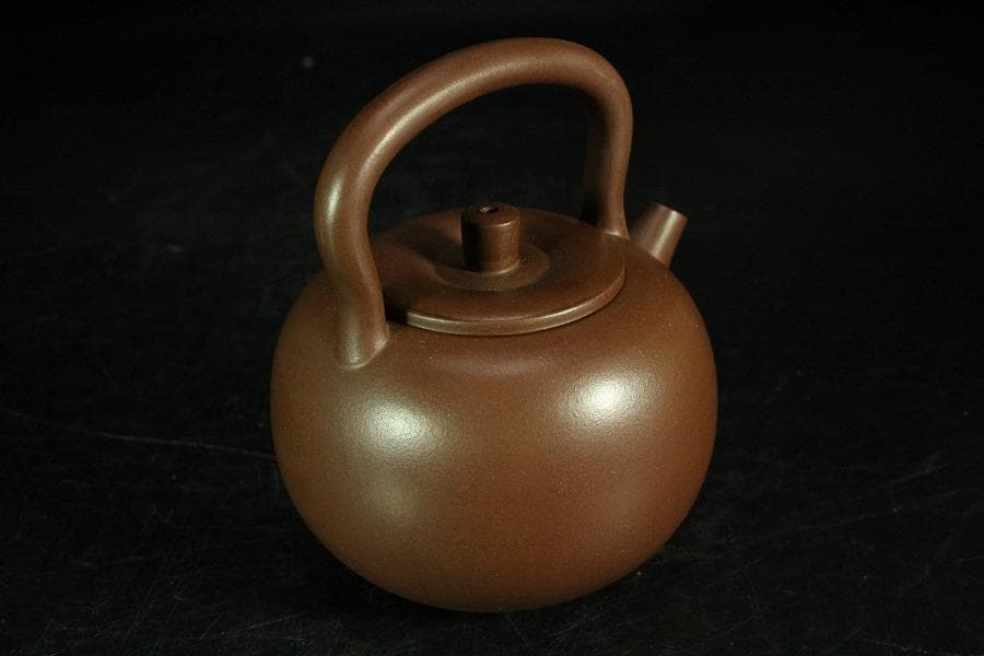 shencu 中国美術 煎茶 紫泥 茶器 急須 在印(K-YC690)