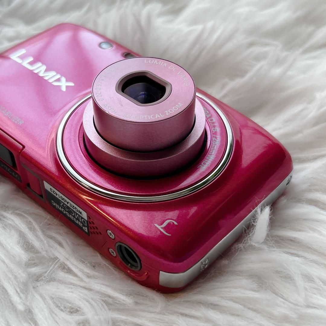 【極美品】Panasonic LUMIX DMC-S2 ピンク デジタルカメラ
