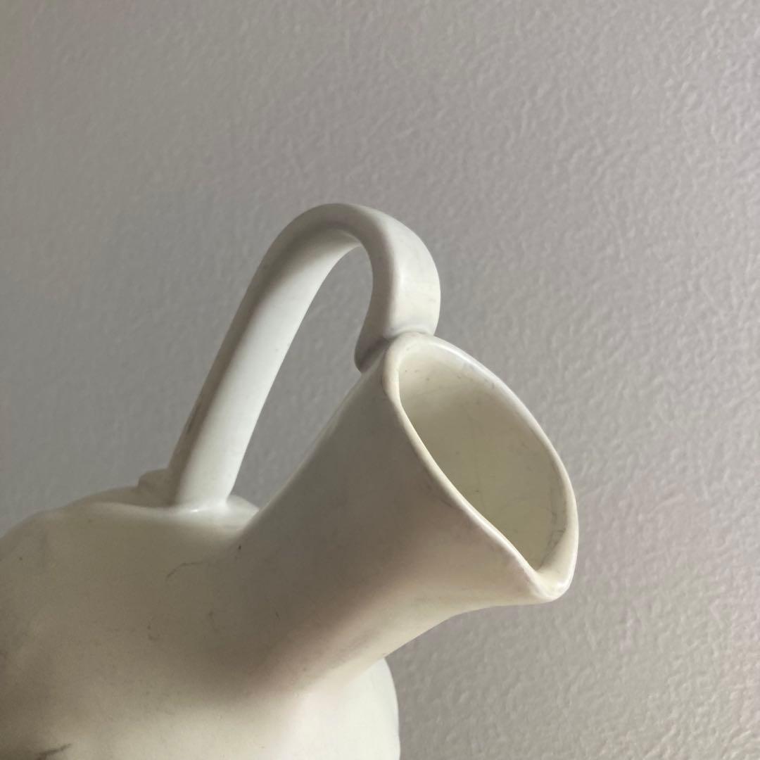 北欧ヴィンテージ　フォルムが可愛い陶器のフラワーベース/花器/花瓶/水差し