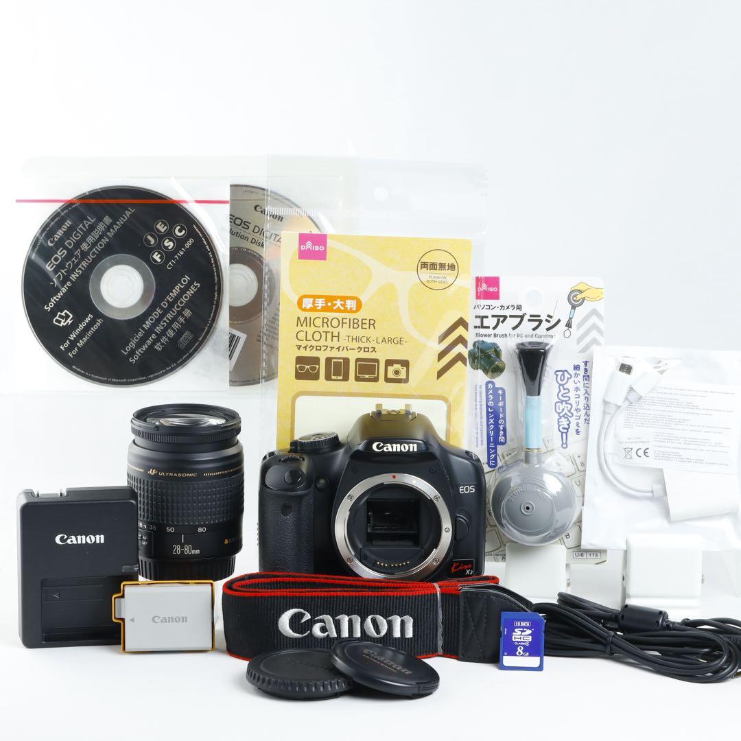 初心者★デジタル一眼レフ★Canon EOS kiss x2★スマホ転送★彡
