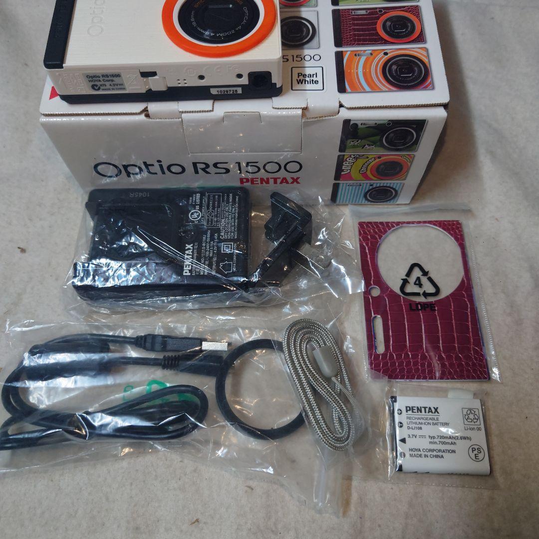ペンタックス Optio RS1500 パールホワイト②