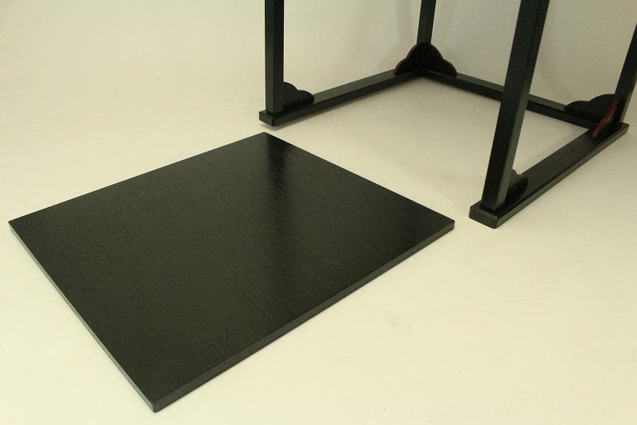 茶道具 糸巻き棚 水指棚 組み立て式 美品(ZE774)