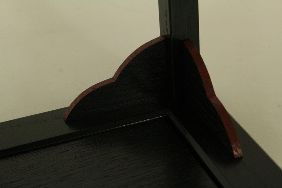 茶道具 糸巻き棚 水指棚 組み立て式 美品(ZE774)