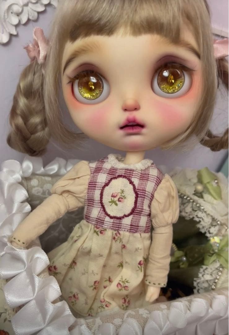 海外作家様 カスタムブライス カスタムドール フルセット キラキラ かわいい