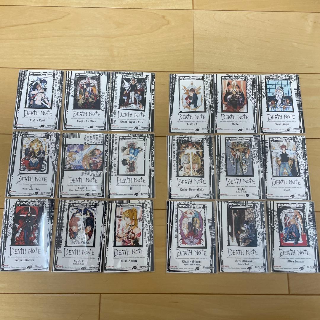 デスノートトレーディングカード　スペシャルレア18種コンプセット
