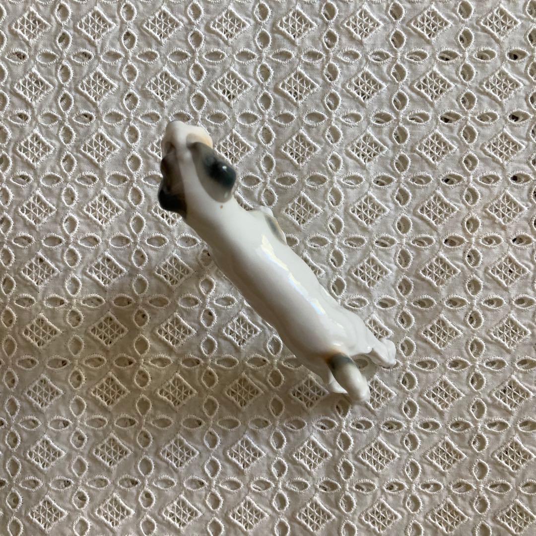 FG2 北欧ヴィンテージ 陶製フィギュリン 犬(陶製オブジェ♡)