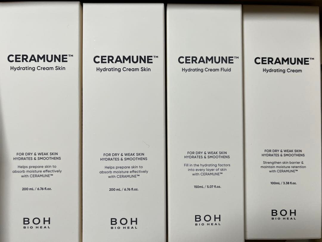 バイオヒールボCERAMUNE Hydrating Cream 3種セット