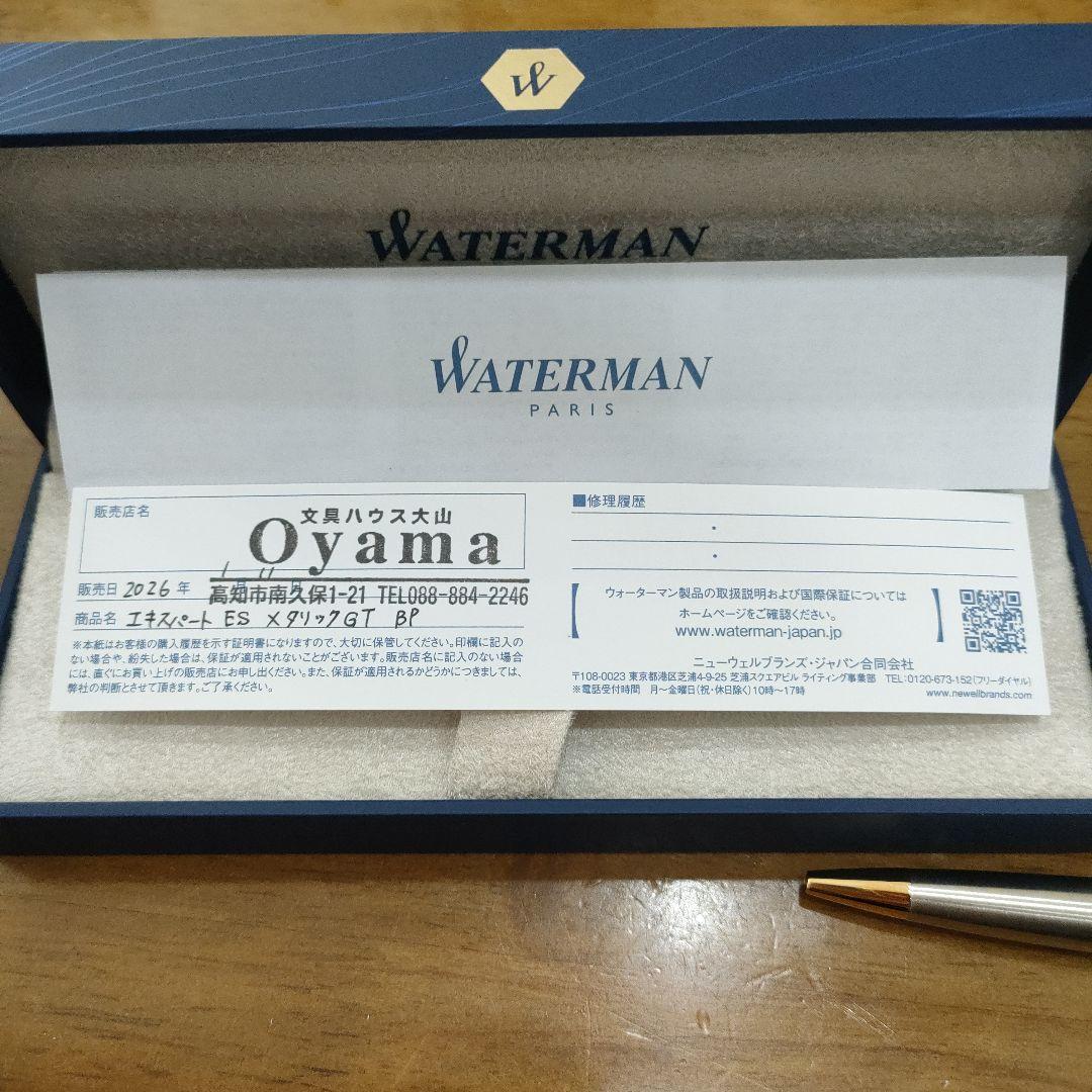 Waterman エキスパートEＳ メタリックGT ボールペン