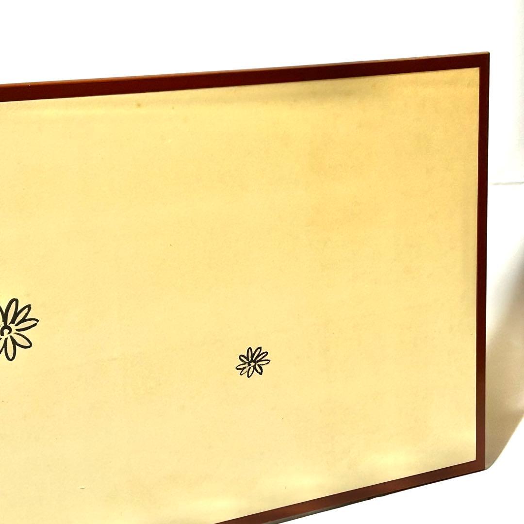 風炉先屏風　『主婦の友社　梅菊散らし』　即中斎好み　元箱付　茶道具　茶道　工芸品