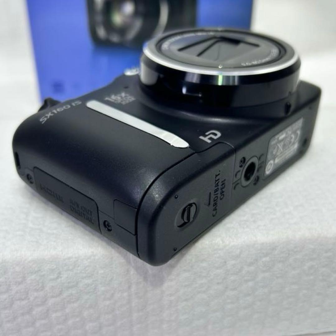 美品 Canon デジカメ ブラックPowerShot SX160 IS