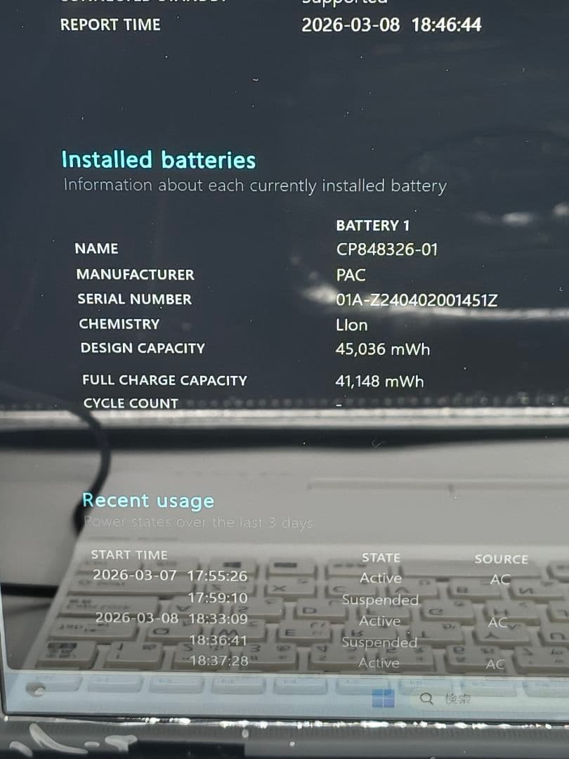 【使用品】富士通 LIFEBOOK AH480/H プレミアムホワイト
