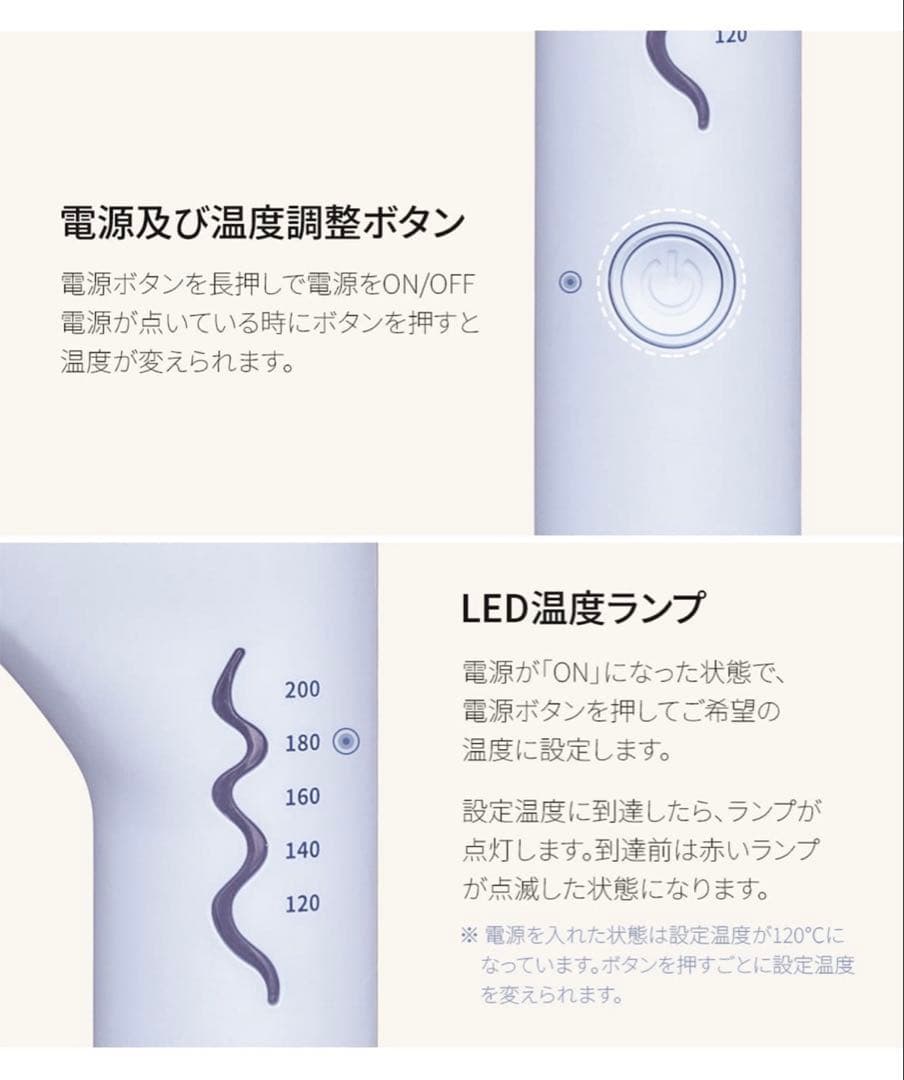 【美品箱付き】VODANA ウェーブアイロン　32mm ヘアピン付き