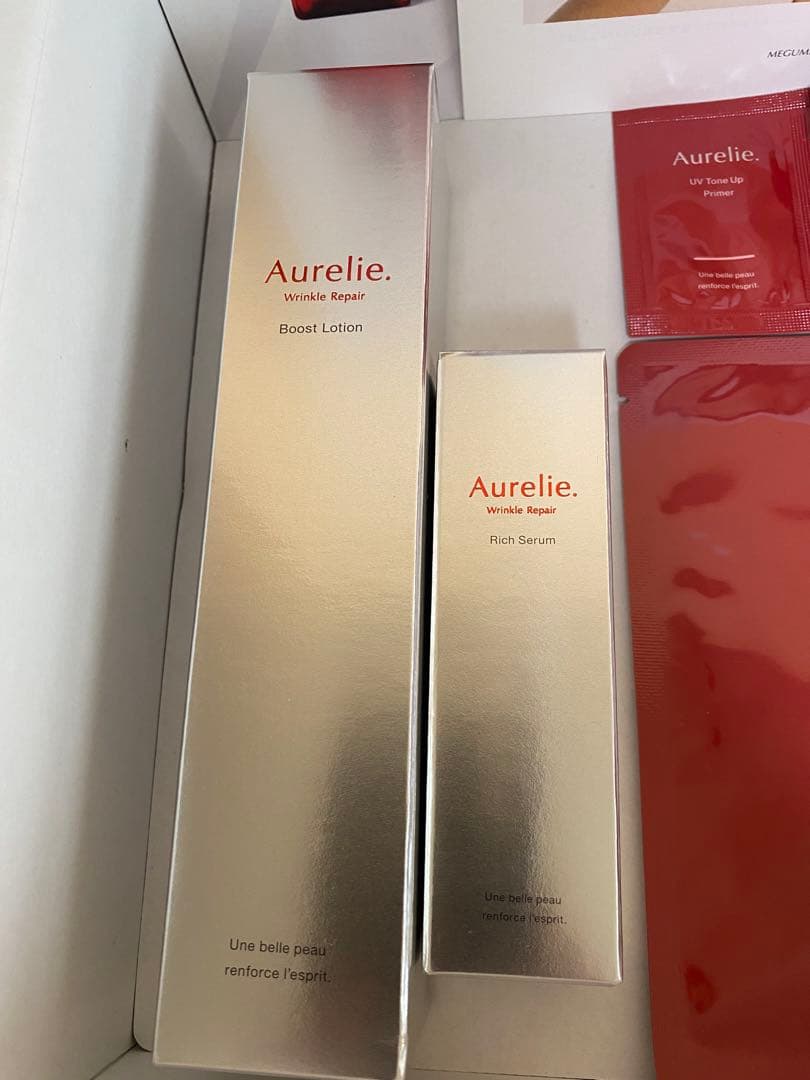 Aurelie オレリー　ブーストローション&リンクルリペアセラム　マスク付