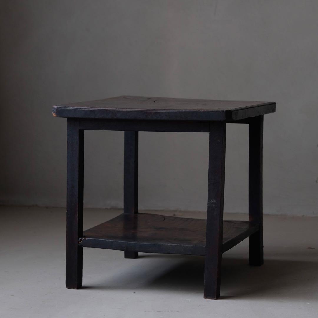 欅材 座卓　ちゃぶ台 ローテーブル 花台 古家具 古道具 骨董 アンティーク