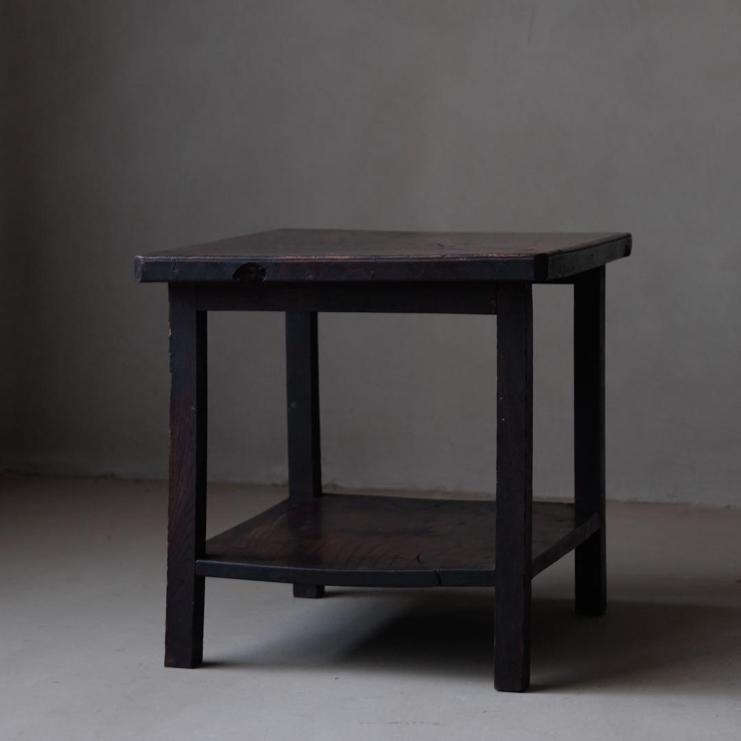 欅材 座卓　ちゃぶ台 ローテーブル 花台 古家具 古道具 骨董 アンティーク