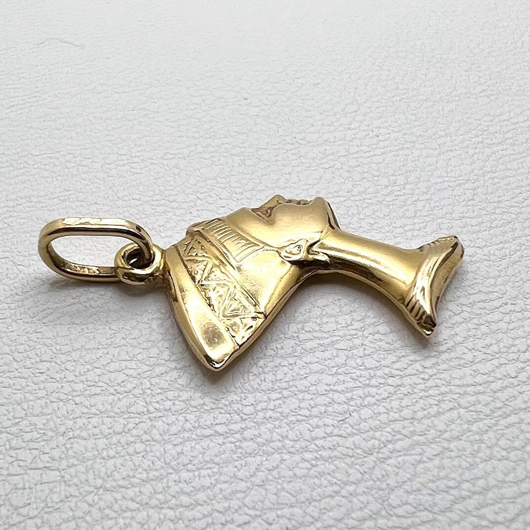 K18 750 ペンダント　トップ　中空　ネフェルティテ　2.75 g