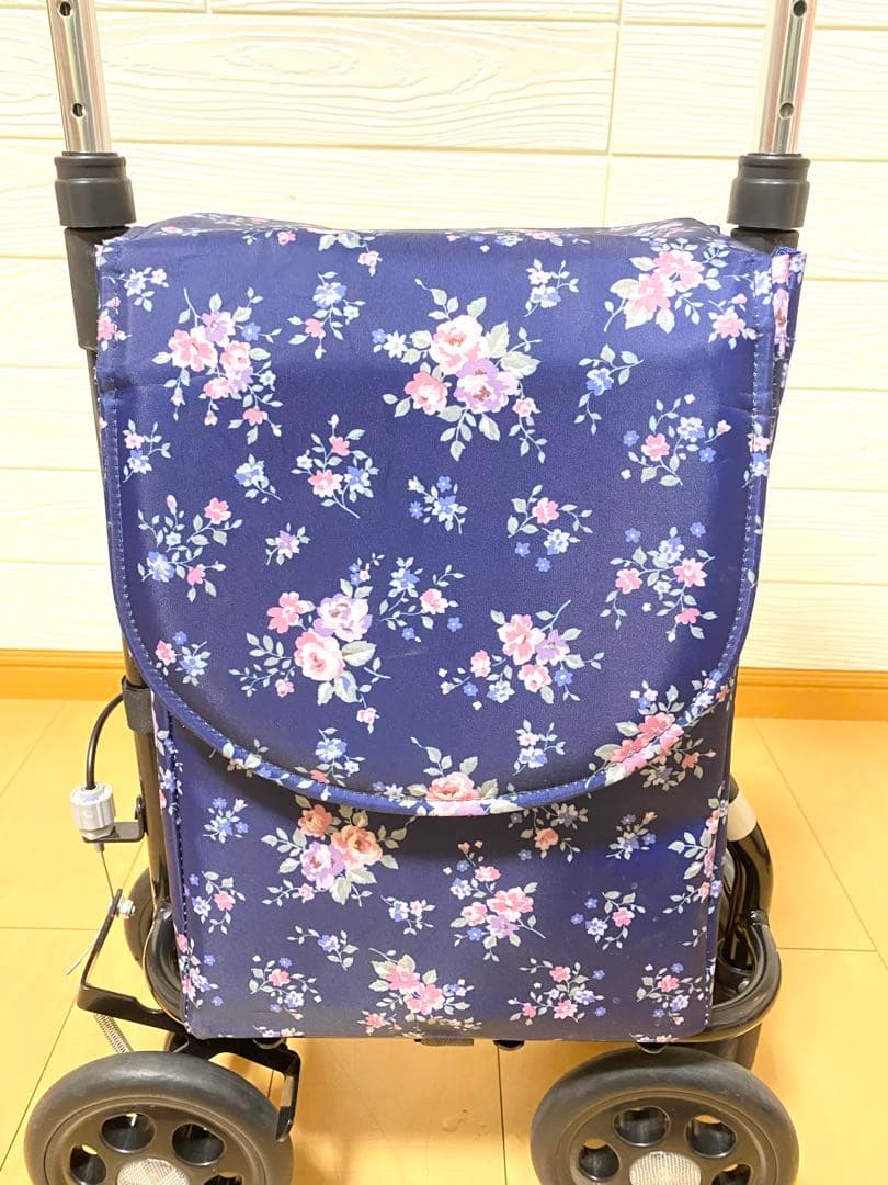 【良品】どこでもキャリー RS-300KH 紺花柄 マキテック