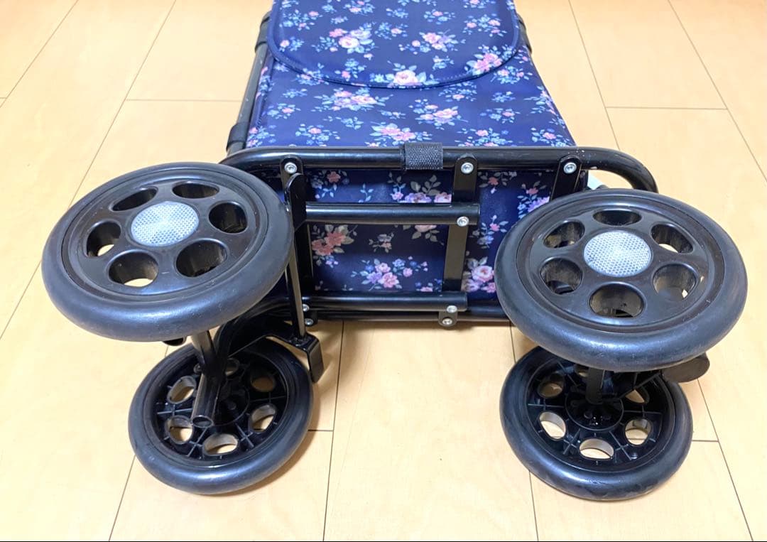 【良品】どこでもキャリー RS-300KH 紺花柄 マキテック
