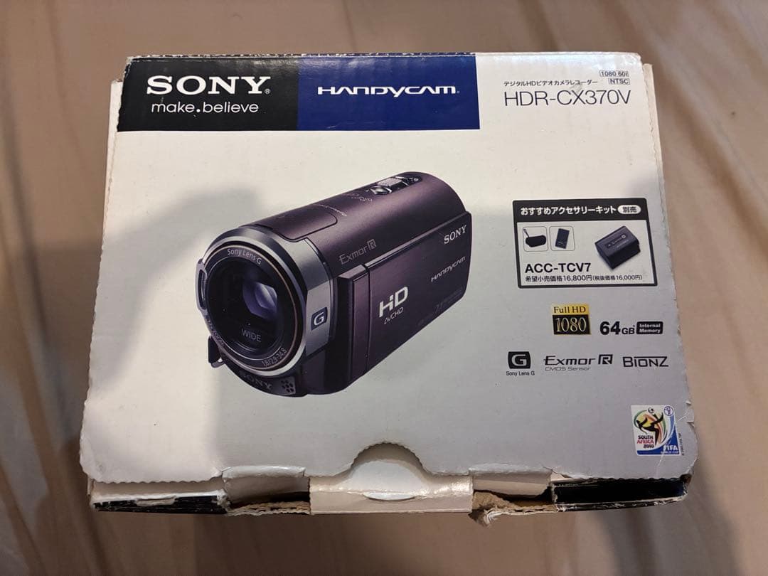 SONY HDR-CX370V(T) ビデオカメラ