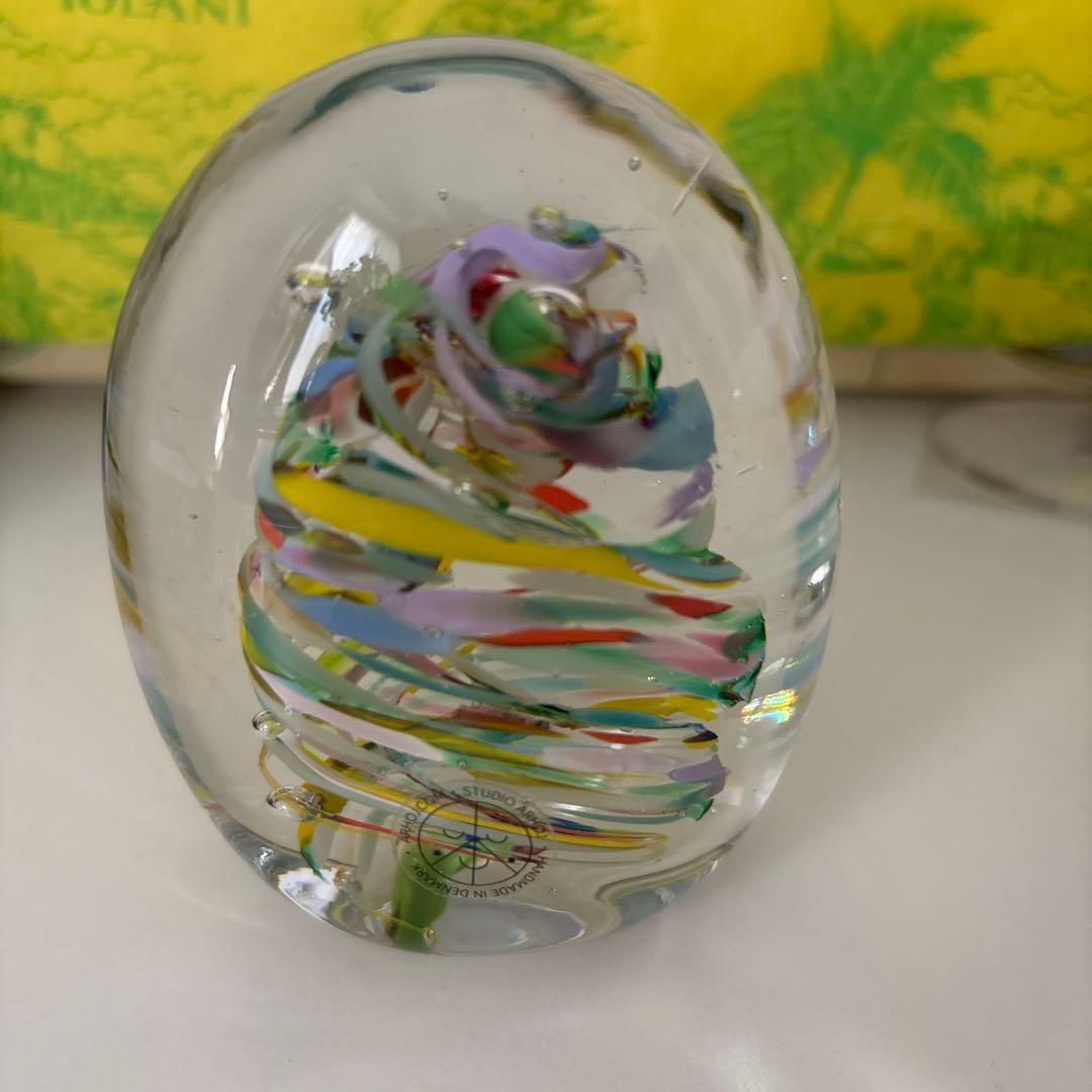 studio arhoi Brob ガラスオブジェ　美品