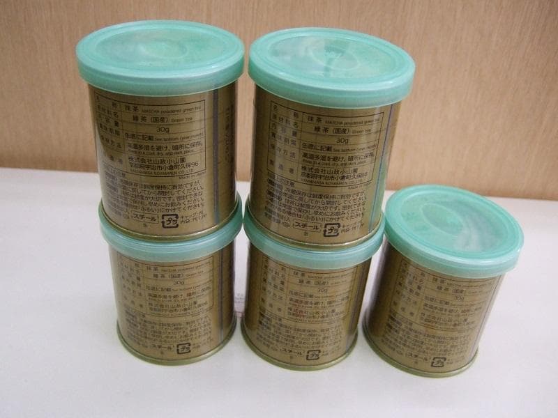山政小山園　小倉山30g缶×５個　新品未開封
