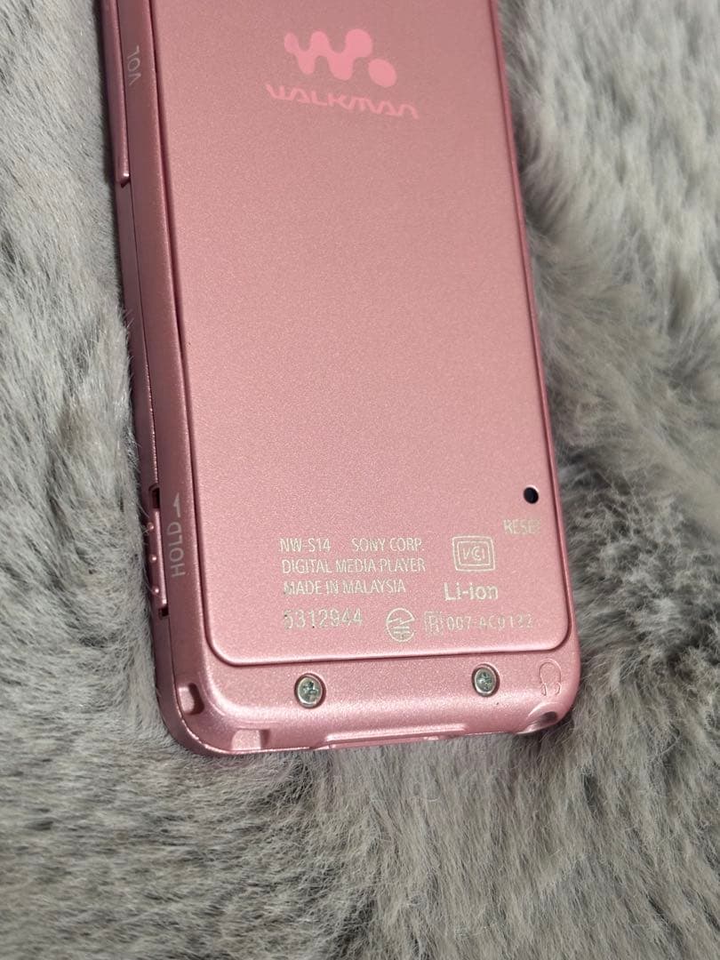 SONY WALKMAN NW-S14 8GB ピンク　スピーカー付き