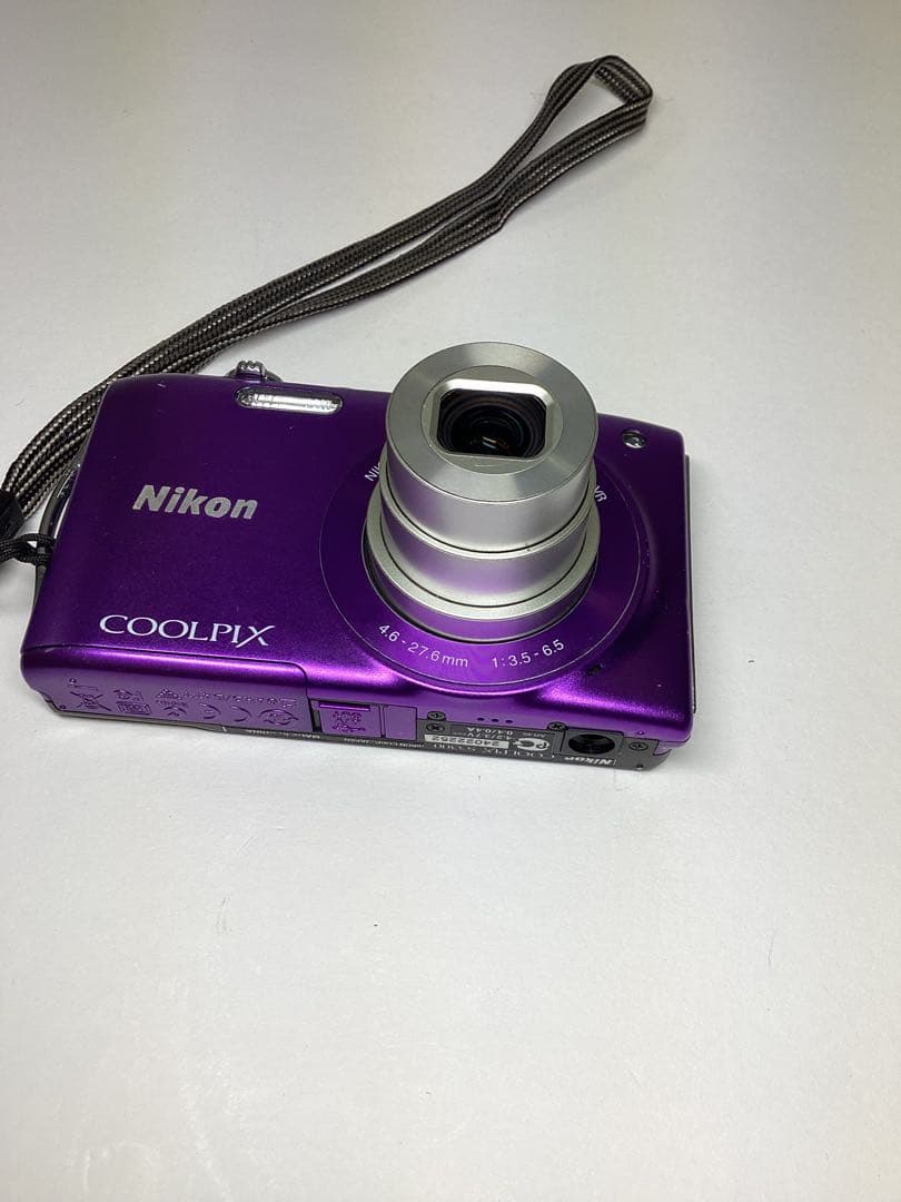 m*b様 ジャンク　Nikon COOLPIX S3300 パープル デジタルカ