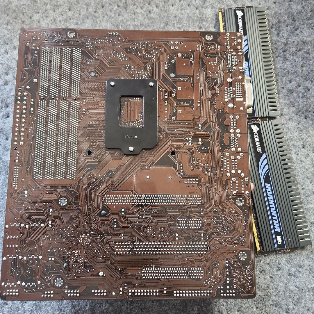 【完動品】ASUS B85M-E + Core i7 4770+メモリ12GB