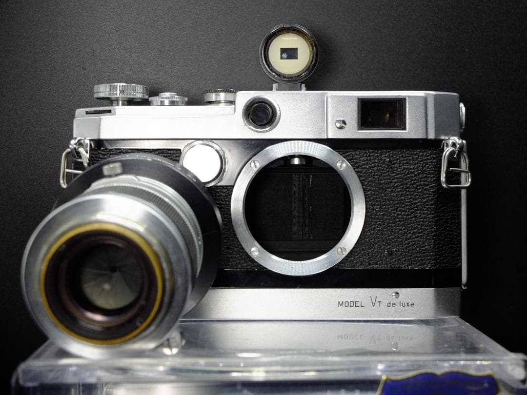 キャノンVT Deluxe／キャノン50㎜f1.8Ⅱフード付【実写確認整備品】