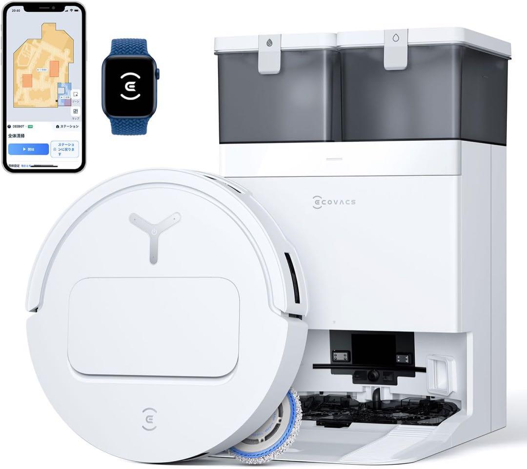 新品未開封　2025最新 超薄型ECOVACS(エコバックス) T50 OMNI
