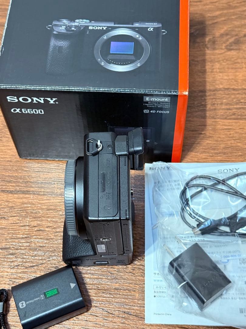 SONY α6600 ミラーレスカメラ 本体とレンズsigma18-50f2.8