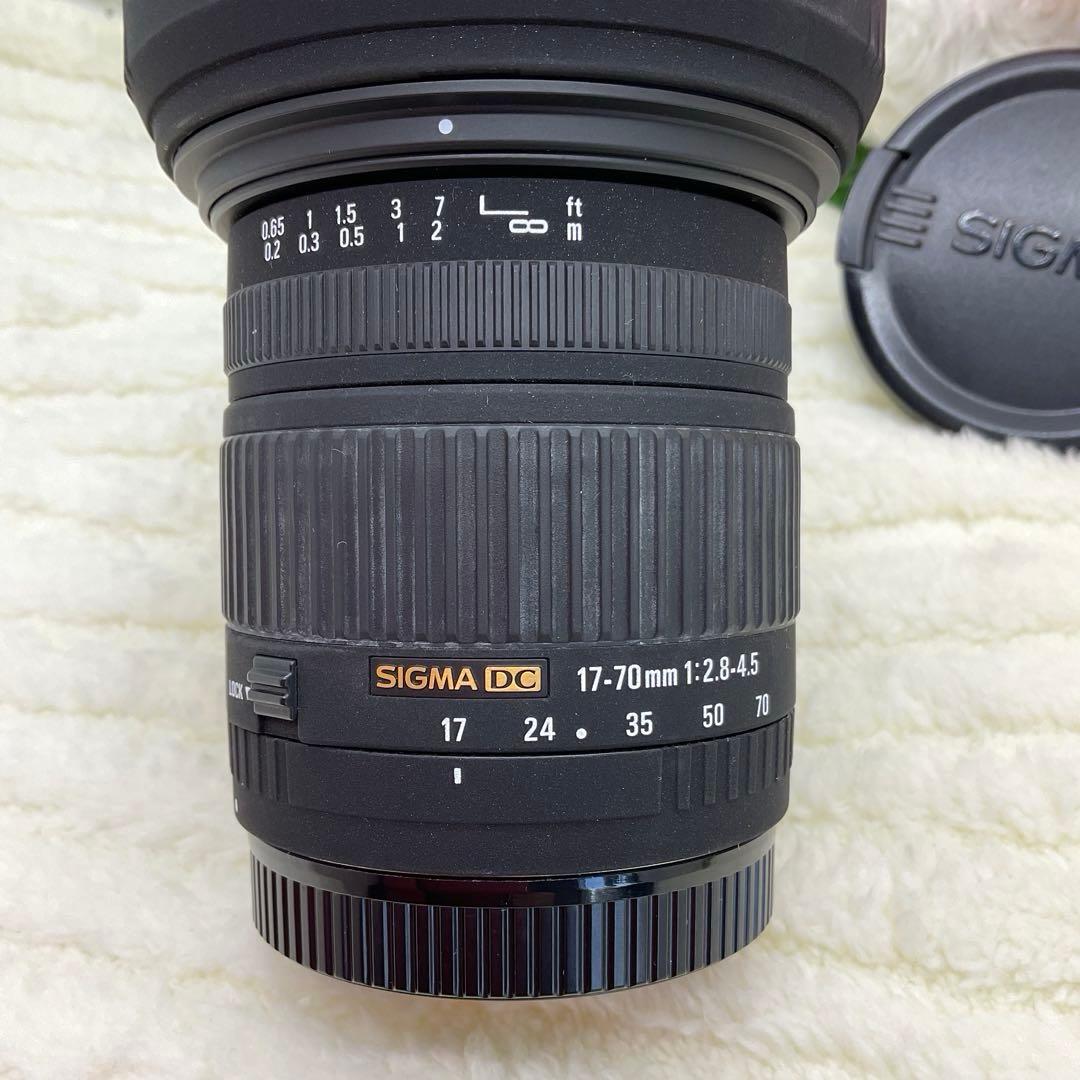 美品 SIGMA DC 17-70mm 1:2.8-4.5 Canonキャノン用