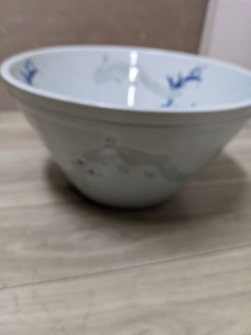 レトロ 時代物　火鉢　金魚鉢　睡蓮鉢 染付
