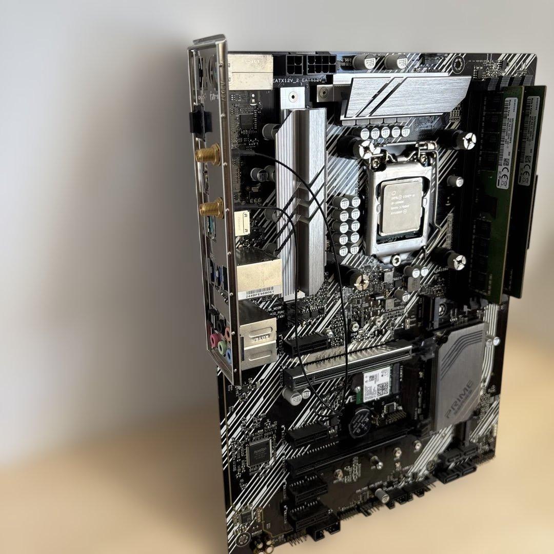 ASUS Z490-P マザーボード i9-10900K メモリ32G搭載