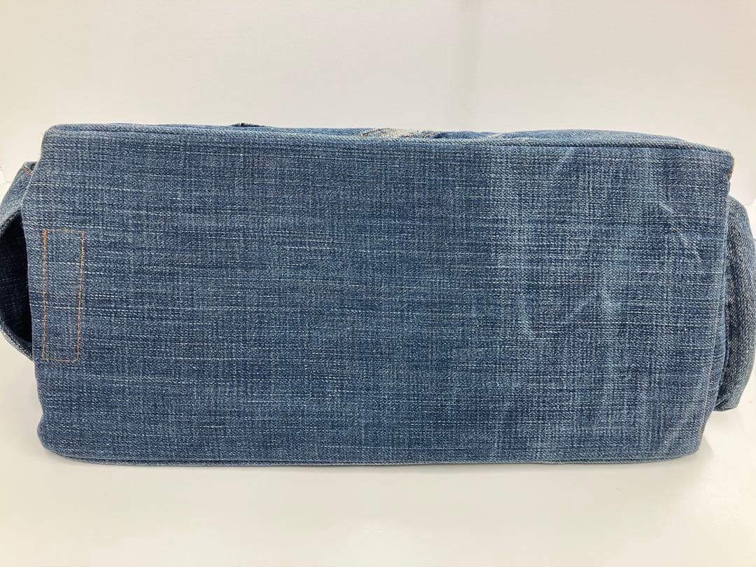 S1-68 美品 Ragstar デニムキャリーバッグ BOX型2way 1点物