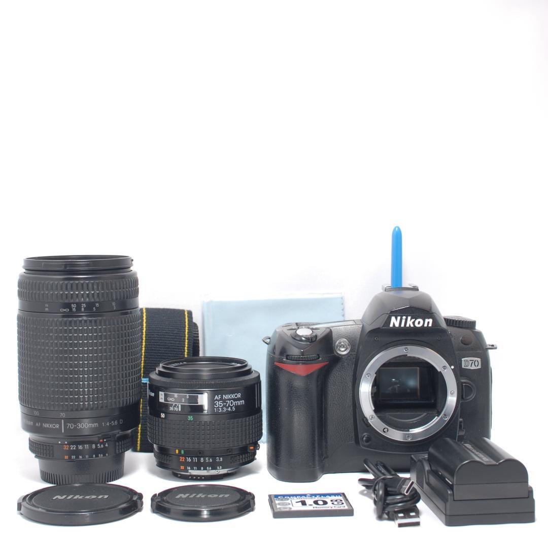 ⭐️ダブルレンズセット⭐️Nikon D70　ニコン　デジタル一眼レフ　カメラ