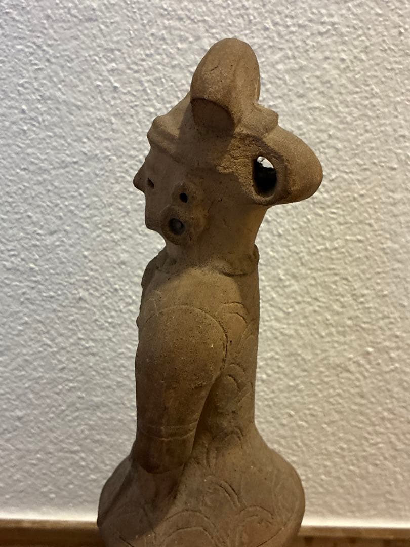 古墳時代　埴輪　横塚古墳　発掘品　出土品　骨董　アンティーク　置物　彫刻　像
