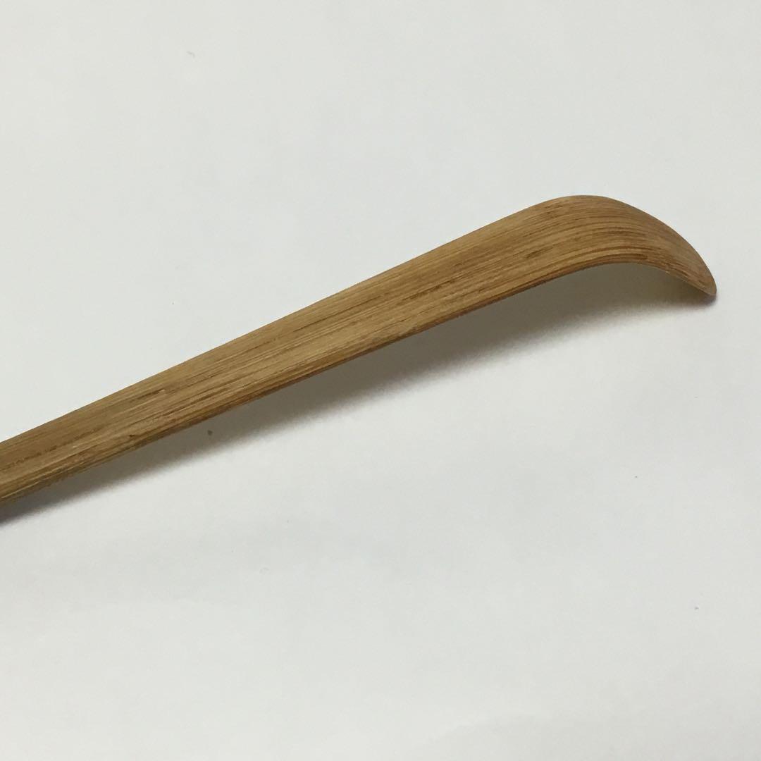 茶杓 若葉 紫野 細合喝堂 木箱入 茶道具 古物品