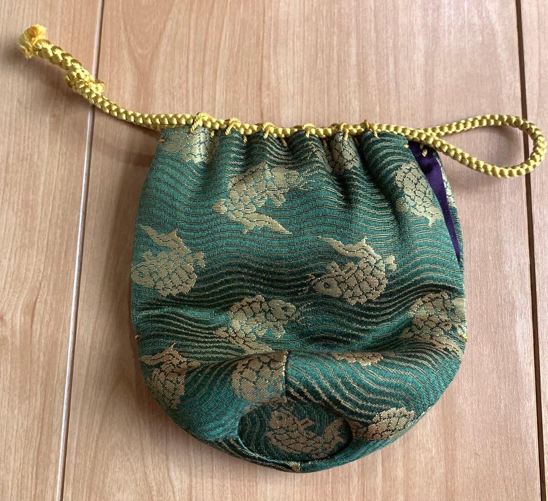【美品】古瀬戸耳付茶入　荒磯緞子　 　　　　長谷窯　赤津焼　加藤錦雄作