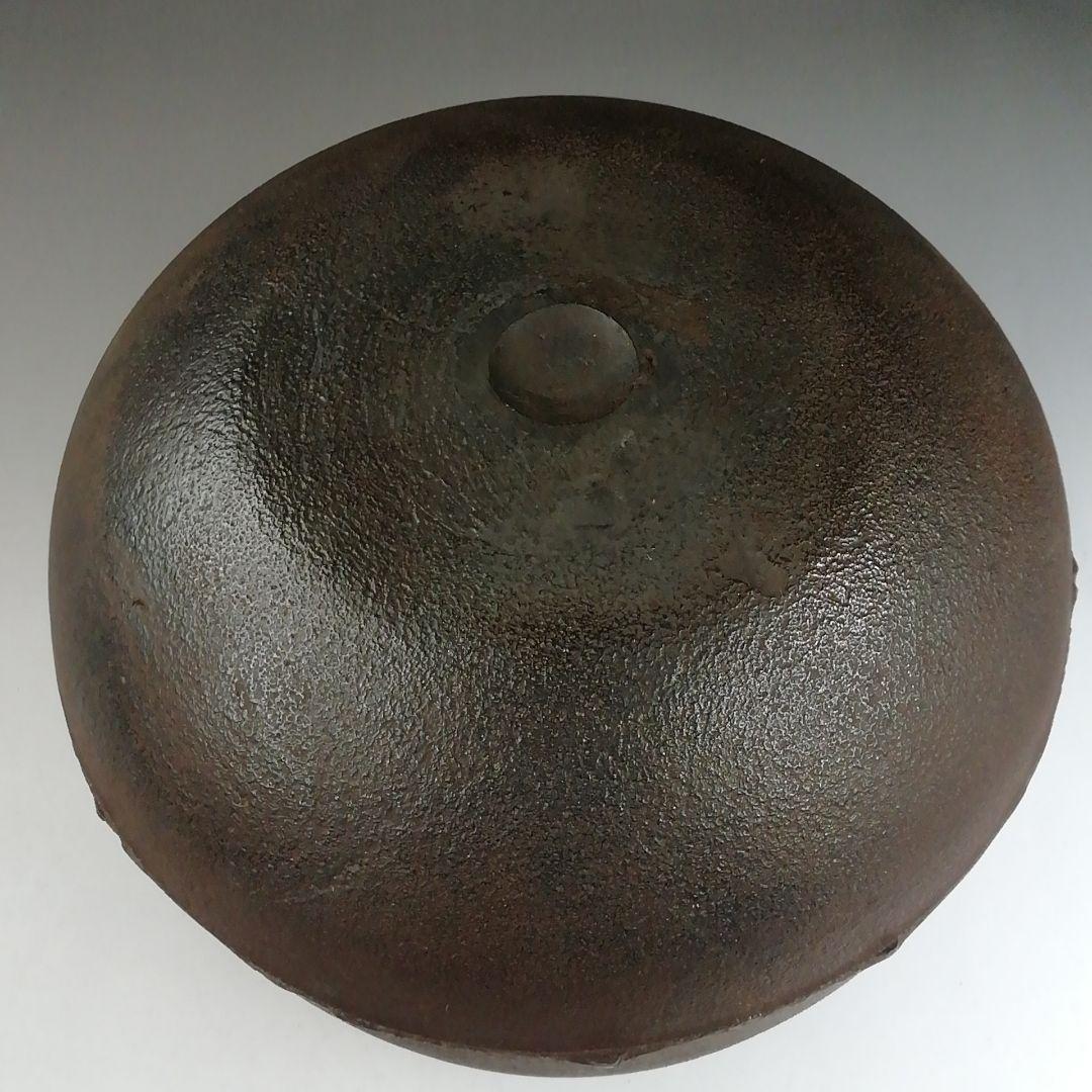 Ｗ４２０　茶釜　『尻張釜』『釜師　佐藤清光』『鉄釜』　共箱　茶道具