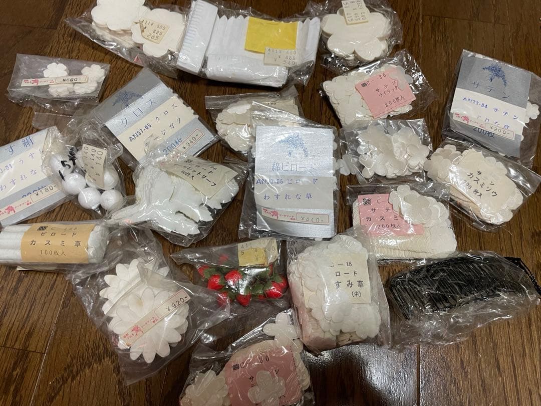 アートフラワー用コテ、パーツセット