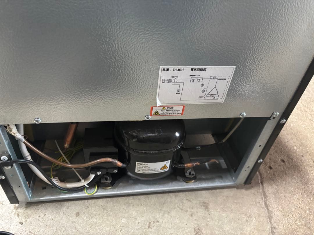 2019年製1ドア冷蔵庫　46L