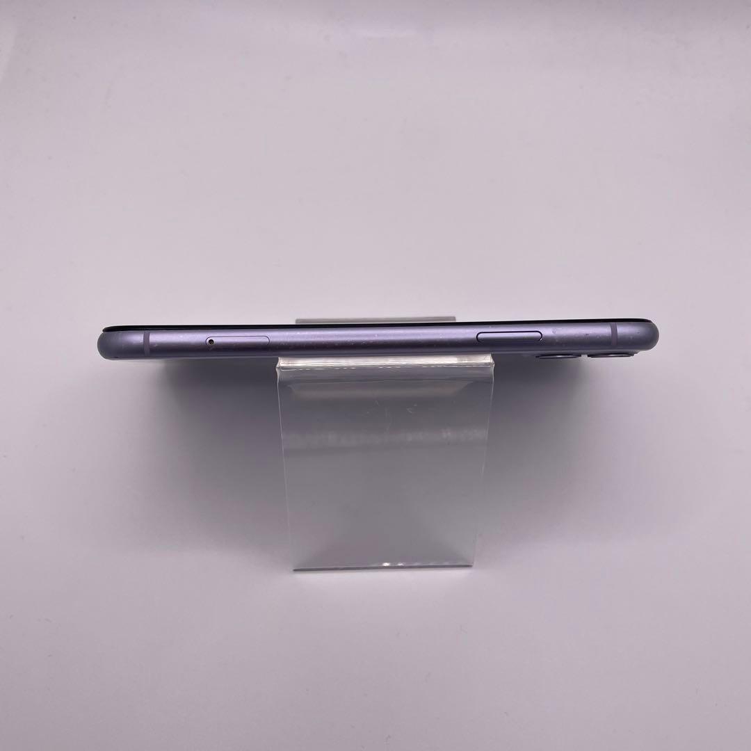 iPhone 11 128GB パープル バッテリー100% ケース付 1109