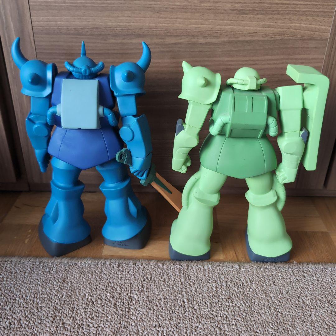 機動戦士ガンダム　ザク　グフ　ソフビ　ビッグフィギュア　2006　2体