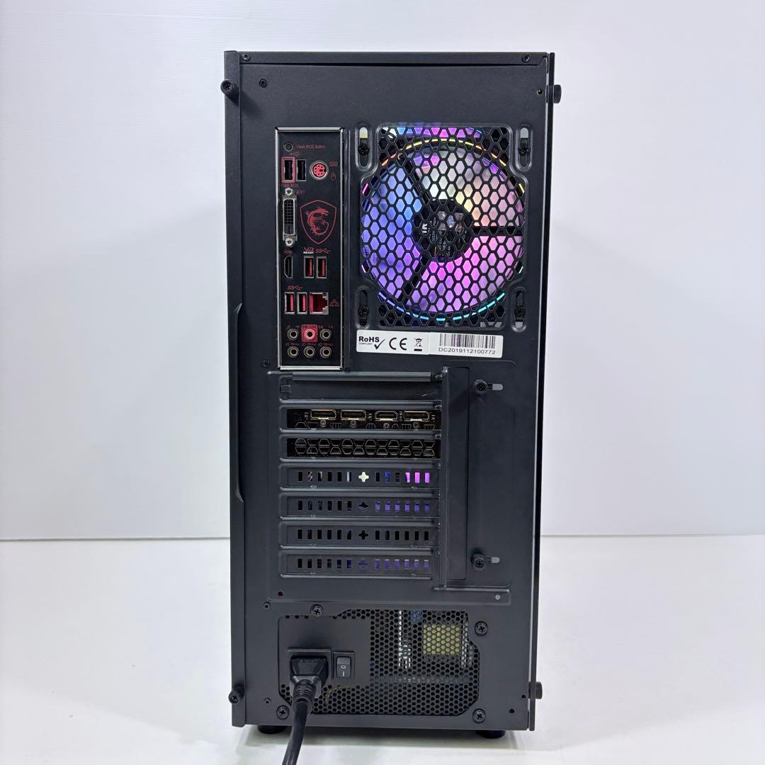 ゲーミングPC Ryzen7 3700X GTX1660super 色変LED多