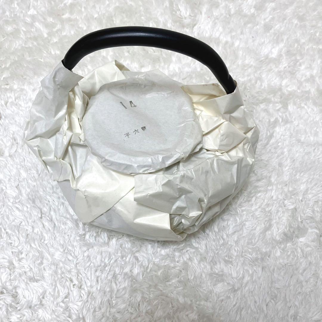 未使用 岩鋳 南部鉄器 14型平六アラレ 鉄瓶 14L