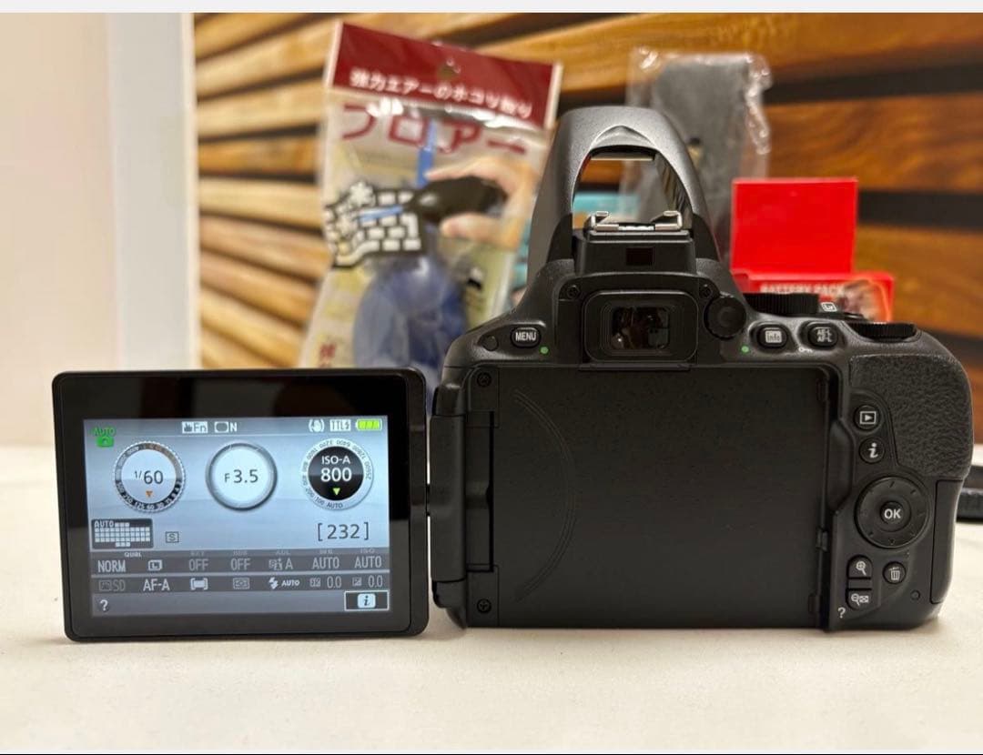 【初心者必見】Nikon D5500 Wi-Fiバリアングル液晶 タッチパネル