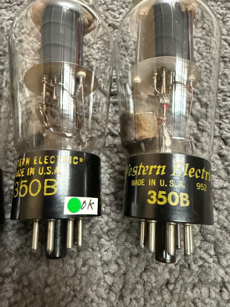 Western Electric 350B 真空管 3本セット