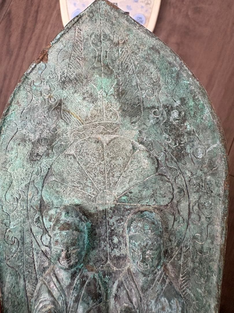 古銅製 鏨刻 浮彫 仏像 宗教 密宗密教 供養品 置物擺件 古美術品 古董品